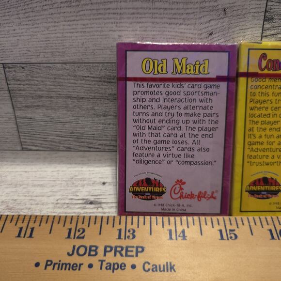 Vtg 1998 Chick-Fil-A Child Card Games Lot of 3 - Picture 6 of 13